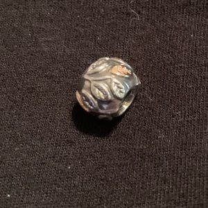 Pandora Silver Rose Gold Spacer Charm